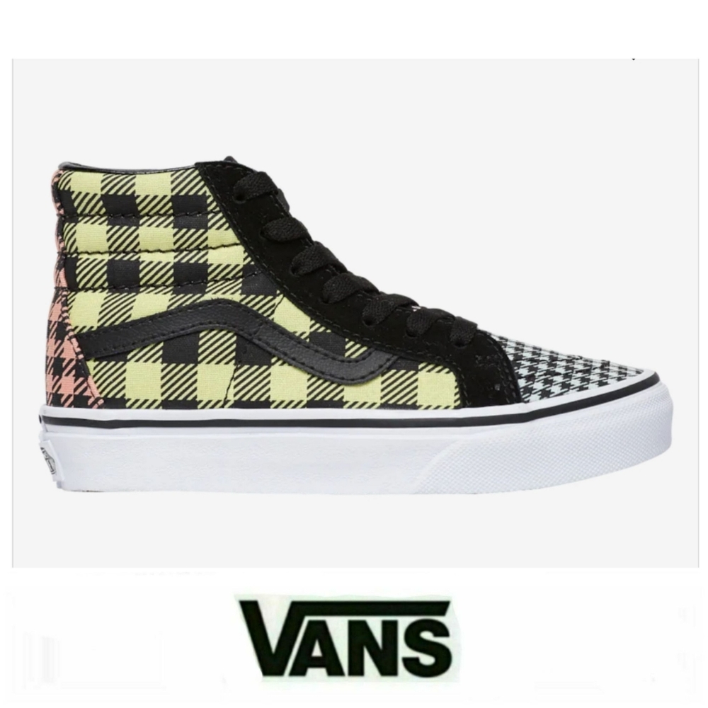 80's Inspired Plaid Sk8-Hi VANS - Picture 2 of 13